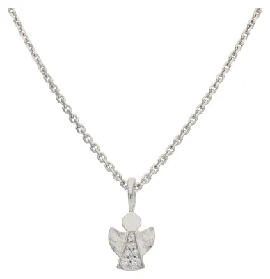 Produktbild von Anhänger Schutzengel Silber 925 Zirkonia Kinder JL20-02-1340 JuwelmaLux