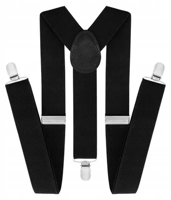 Produktbild von PartyPal PP134672 Klassische Elegante Hosenträger Schwarz