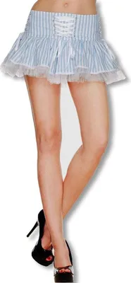 Produktbild von Laura Mini Skirt Weiss Blau Damen Größe: XL / 42