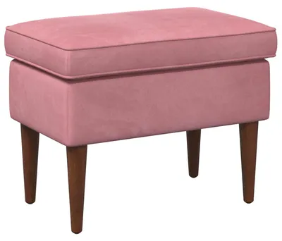 Obrázek produktu pro Stolička na Nohy Růžová 55 x 35 x 41 cm Samet