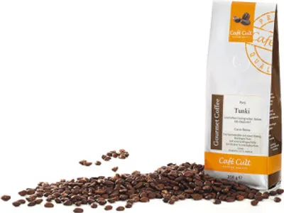 Produktbild von Peru Tunki Biokaffee in 1 kg Tüte, ganze Bohne DE-ÖKO-006