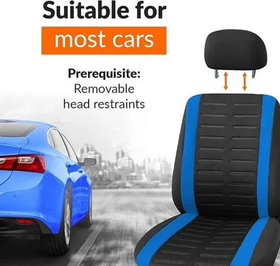 Produktbild von Famanu Autositzschoner verstellbar und abnehmbar - 9-teiliges Set