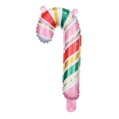Produktbild von Folienballon „Candy Cane“, 18,5x35 cm, Mix (1 Packung / 5 Stück)