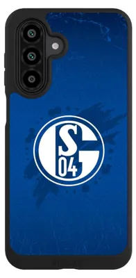 Produktbild von NIVOCASE Handyhülle für Samsung Galaxy A17 5G  Hülle NIVOpure Case Schwarz FC Schalke 04 Offizielles Lizenzprodukt