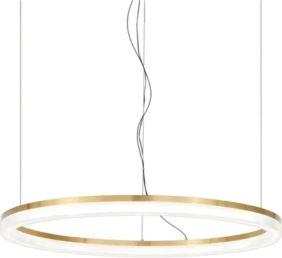 Produktbild von Zeitgenössische Pendelleuchte Krone Metall Messing Led 30W 3000K Ip20