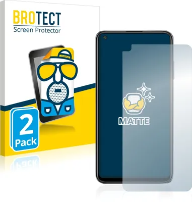 Produktbild von 2x BROTECT Schutzfolie für Xiaomi Redmi Note 9T 5G Displayschutz Displayschutzfolie Folie Matt Entspiegelungsfolie