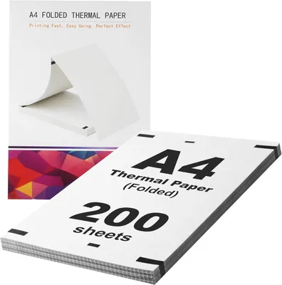 Zdjęcie produktu dla Papier termiczny 200 arkuszy, 210 x 297 mm, do dokumentów, do biura