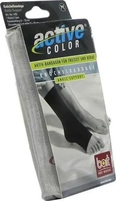 Produktbild von BORT ActiveColor Knöchelbandage M schwarz