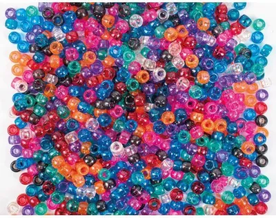Produktbild von Kongoperlen Glitter, ca. 1000 Stück