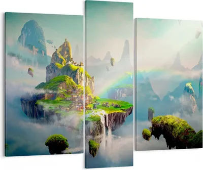 Produktbild von Bild auf Leinwand - Leinwandbild - Abstraktion Natur - 95x80cm - Wand Bild - Wanddeko - Wandbilder - Leinwanddruck - Bilder - Kunstdruck - Wanddekoration - Leinwand bilder - Wandkunst - CB95x80-3469