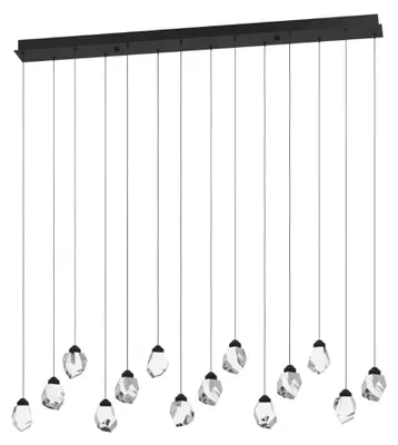 Productafbeelding van 14-lichts hanglamp Sindicat zwart recht