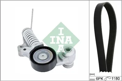Produktbild von INA 529 0485 10 Keilrippenriemensatz für VOLVO XC60 (156)