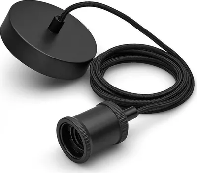 Produktbild von Philips Vintage Cord 2M E27 Black