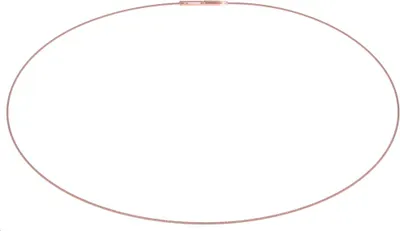 Produktbild von Boccia Titan Halsreif Rosegold plattiert 0802-03