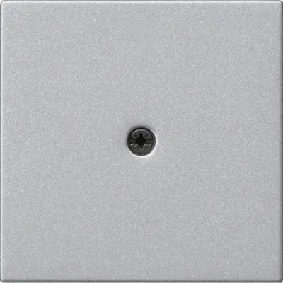 Image de GIRA 027426 Plaque murale/couvercle d'interrupteur aluminium (027426)