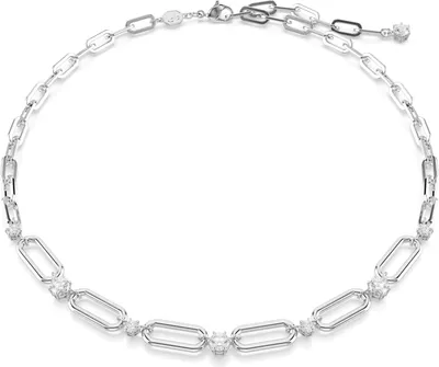 Produktbild von Swarovski Constella Halskette, Weiße und Rhodinierte Damenhalskette mit Strahlen