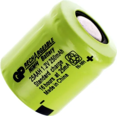 Produktbild von GP Akku 1/3 AA 1,2V / 250mAh GP25AAH
