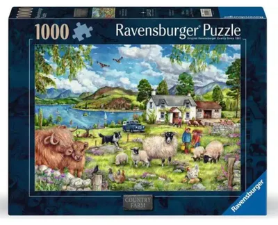 Produktbild von RAVENSBURGER Puzzle Lä ndlicher Bauernhof 1000 dlks