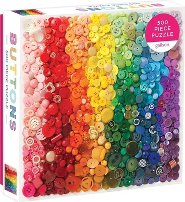 Produktbild von Rainbow Buttons 500 Piece Puzzle
