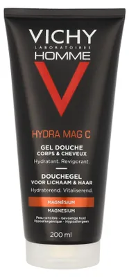 Obrázok produktu pre Vichy Homme Hydra Mag C sprchový gél na telo a vlasy
