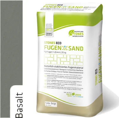 Immagine prodotto di Stones Eco Fugensand 1-20 mm 25kg Basalt