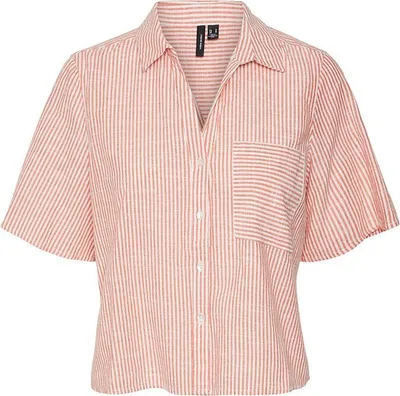 Produktbild von Vero Moda Jily 2/4 Kurzarmhemd Orange M Frau Orange M