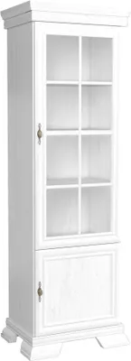 Produktbild von Gala-Möbel Kora Vitrine 1-türig, weiß, 193x58x40 cm