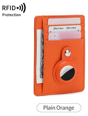 Produktbild von INF Elegantes RFID-blockierendes Airtag Tracker Kartenetui Orange