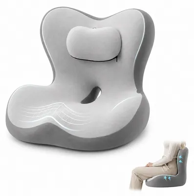 Immagine prodotto di Cuscino ergonomico per seduta con supporto lombare in memory foam