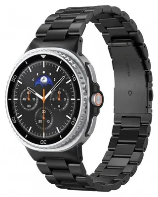 Image de Spigen Modern Fit 316L, Kapela, Montre connectée, Noir, Samsung, Galaxy Watch 9 (40mm), Acier inoxydable
