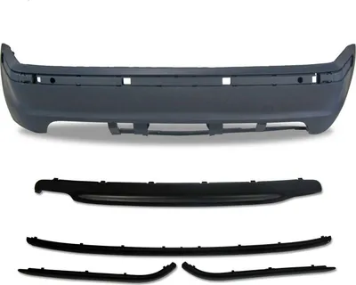Immagine prodotto di Paraurti posteriore JOM per BMW serie 3 E46 4 porte 1998-2005 nero 5 pz
