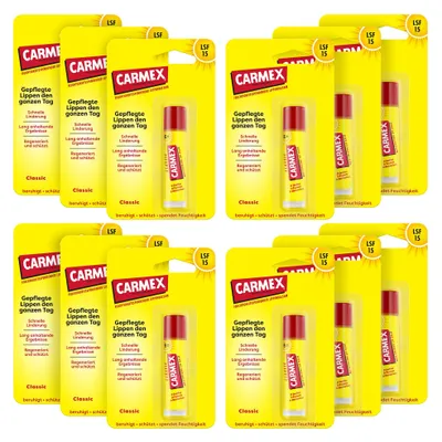 Produktbild von Carmex Classic Stick - 12 x 4,25g