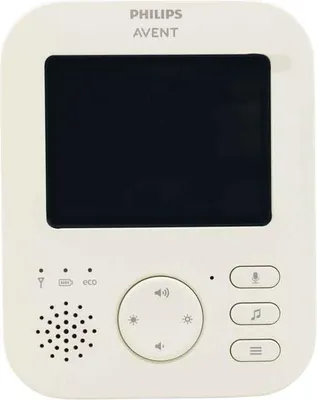 A Philips Avent video baby monitor displayed against a white background.