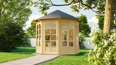 Produktbild von 8-Eck Pavillon 234 A B x T x H 336 x 365 x 300