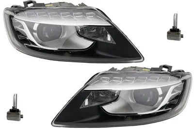 Obrázok produktu pre Johns, xenónové predné svetlomety vhodné pre Audi Q7 4L 07/2009- sada D3S L R so žiarovkami.