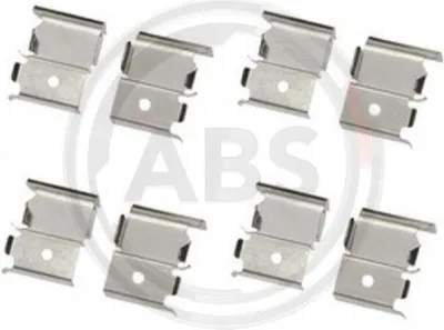 Produktbild von A.B.S. 1855Q Zubehörsatz Scheibenbremsbelag Vorne für MITSUBISHI PAJERO IV (V8W, V9W) PAJERO III (V7W, V6W) GRANDIS (NAW) Pajero III SUV Cabrio