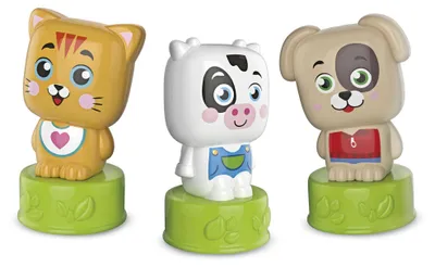 Zdjęcie produktu dla Clementoni Clemmy Sweet Animals, Zestaw do budowania, 0,5 lat(a), 484 g