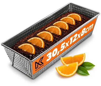 Zdjęcie produktu dla KADAX Blacha Forma Do Pieczenia Chleba Keksówka Do Ciasta Blaszka 30cm