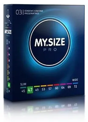 Zdjęcie produktu dla My Size PRO, Prezerwatywy 47mm, 3 sztuk