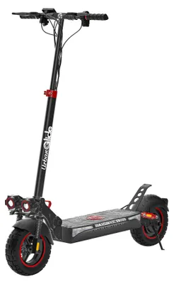Obrázok produktu pre Urbanglide E-CROSS PRO LITE 2, Klasický skúter, Čierna, Červená, 25 km/h, 120 kg, Akékoľvek pohlavie, 2 koleso/kolesá