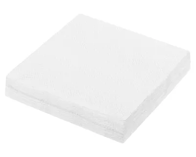 Produktbild von 500x Servietten Prägeservietten 1-lagig 30 x 30 cm weiß gute Qualität