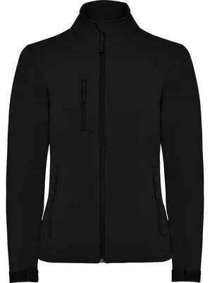 Image de Roly - Veste softshell « Nebraska » pour femmes LT5551 (XXL) (noir)