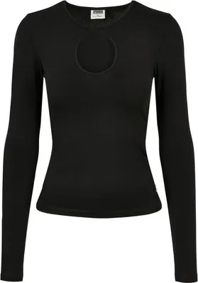 Produktbild von TB4768 - Ladies Organic Keyhole Longsleeve black XS