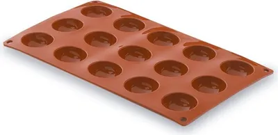 Immagine prodotto di Stampo da forno in silicone Pastryflex 15 cavità Ø4x2 cm in silicone