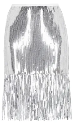 Image de Jupe Ciaga pour femme - argent, taille S