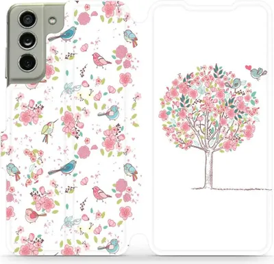Image de Housse de portable avec rabat pour Galaxy S21 FE, Mobiwear Book, Rosa Hain