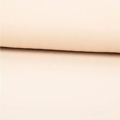 Produktbild von Jerseystoff Meterware Baumwolljersey uni beige 1,50m
