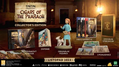 Obrázek produktu pro Microids Tintin Reporter: Cigars of the Pharaoh - Collector's Edition, PlayStation 4, Očekáváno hodnocení