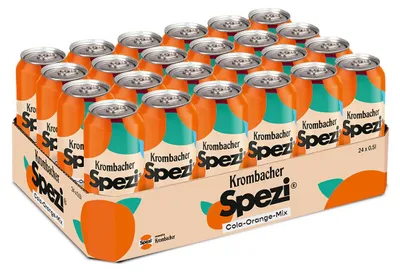 Obrázek produktu pro Krombacher Spezi Cola Orange Fruity Tangy Sweet 500ml 24 balení