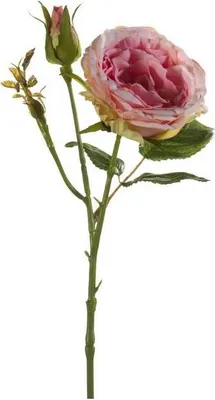 Produktbild von artplants.de Künstliche Blume Rose CESCA, rosa, 40cm - Textilblume Rose